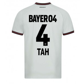 Bayer Leverkusen Jonathan Tah #4 Gostujuci Dres 2023-24 Kratak Rukavima